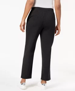 Karen Scott Port Drawstring Straight-Leg Pants, Created For Macy's -VINCE CAMUTO Shop 9868326 fpx